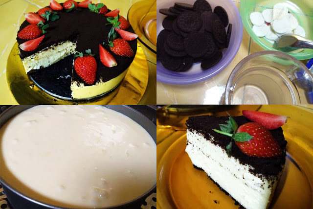 Resepi Oreo Cheese Cake Kukus Yang Lembut Dan Creamy Makan Sejuk Sejuk Lagi Sedap Kongsi Resepi